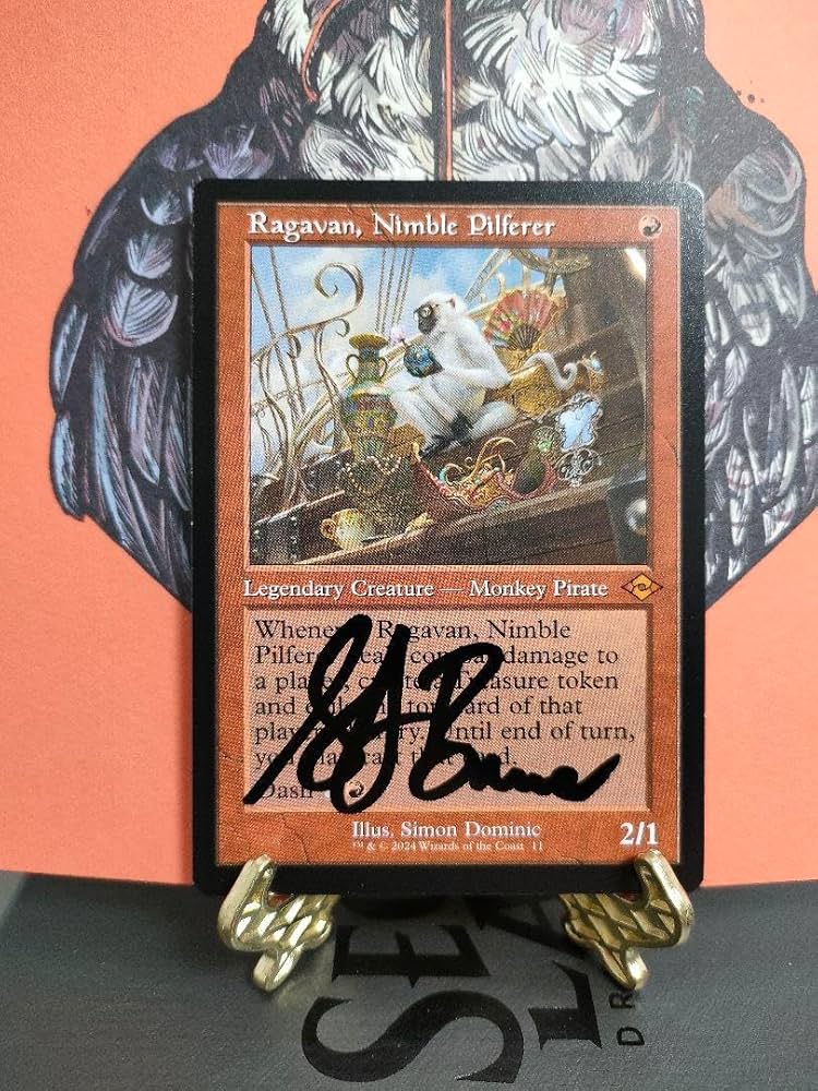 MTG 敏捷なこそ泥、ラガバン 旧枠 アーティストプルーフ